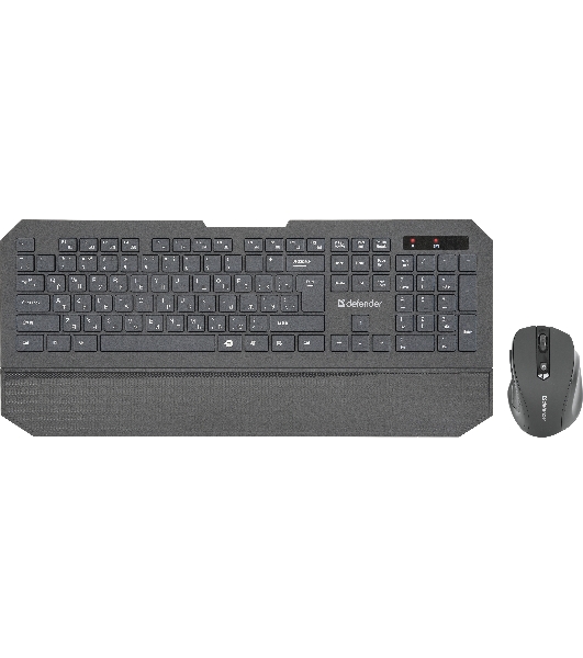 Комплект клавиатура+мышь Defender Berkeley C-925 беспроводной, USB, 1600 DPI, чёрный