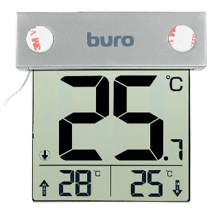 Термометр Buro P-6041 серебристый