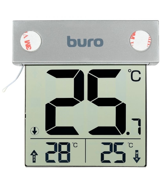 Термометр Buro P-6041 серебристый