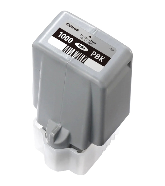 Картридж струйный Canon PFI-1000 PBK для IJ SFP PRO-1000 WFG. Фото черный. 80 мл.