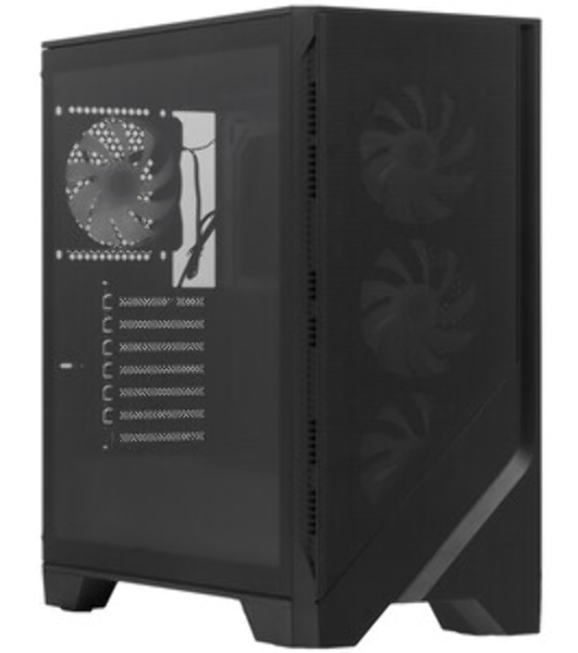 Корпус MSI MAG FORGE 320R Airflow, Midi-Tower, чёрный, 4 x 120 мм