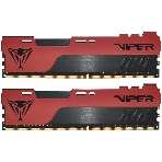 Оперативная память Patriot Viper Elite II, DDR4, 16GB (2x8 GB), 3600 MHz, CL20, DIMM, радиатор, красный, черный, фото 1