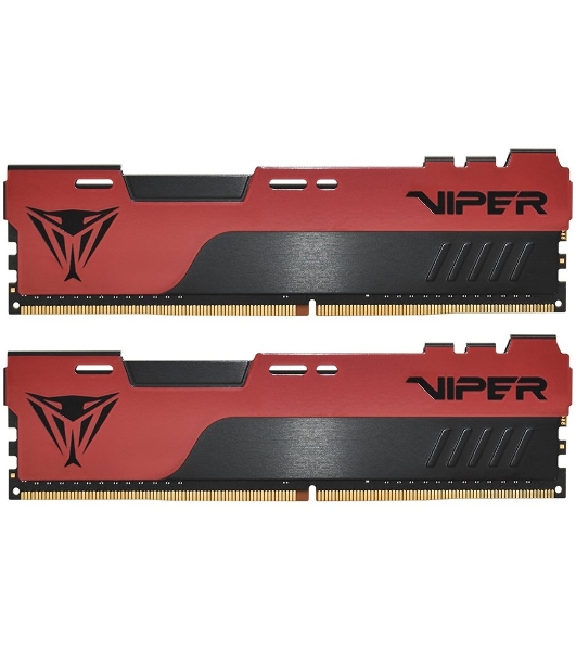 Оперативная память Patriot Viper Elite II, DDR4, 16GB (2x8 GB), 3600 MHz, CL20, DIMM, радиатор, красный, черный