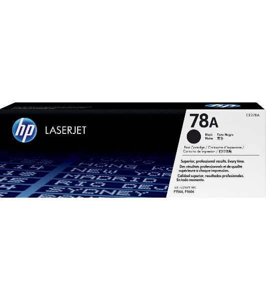Картридж лазерный HP CE278A черный LJ P1566/P1606 (2100 стр.)