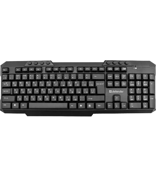 Комплект клавиатура+мышь Defender Jakarta C-805 беспроводной, USB, 1600 DPI, чёрный