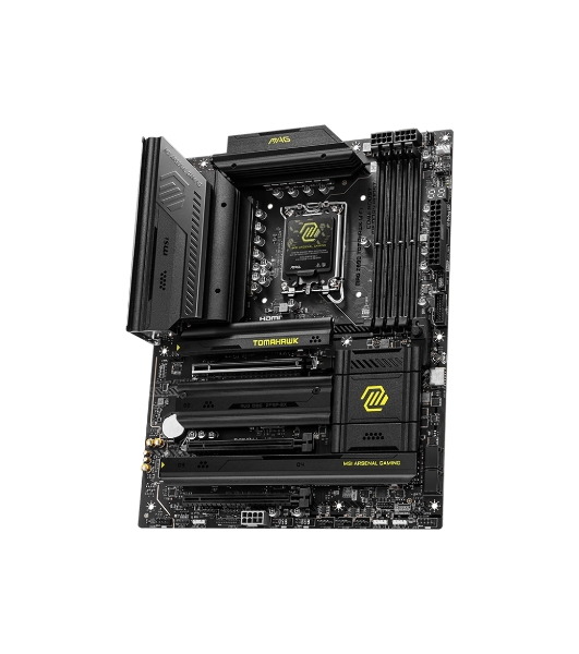 Материнская плата MSI MAG Z890 TOMAHAWK WIFI, LGA 1851, Intel Z890, 4xDDR5, 4xSATA, 4xM.2, 1xPCIe 5.0 x16, 2xPCIe 4.0 x4, 1xHDMI, 2xUSB-C Thunderbolt 4, 1xUSB-C 3.2 Gen 2, 3xUSB-A 3.2 Gen 2, 4xUSB-A 3.2 Gen 1, 1x 5Gb LAN, 2x3.5 мм, 7.1, ATX