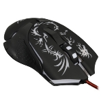 Мышь проводная Nakatomi MOG-25U черный, 2400 dpi, USB, кнопки - 6, фото6
