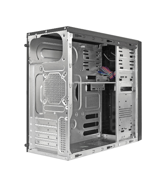 Компьютерный корпус Minitower ExeGate EX283243RUS MA-373X-UN450 Black, mATX (UN450, 120мм) 2*USB, Audio