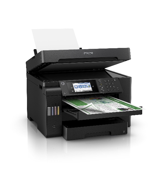 МФУ струйное Epson L15150, (A3, ADF, duplex, 35 стр./мин., Ethernet, Wi-Fi черный)