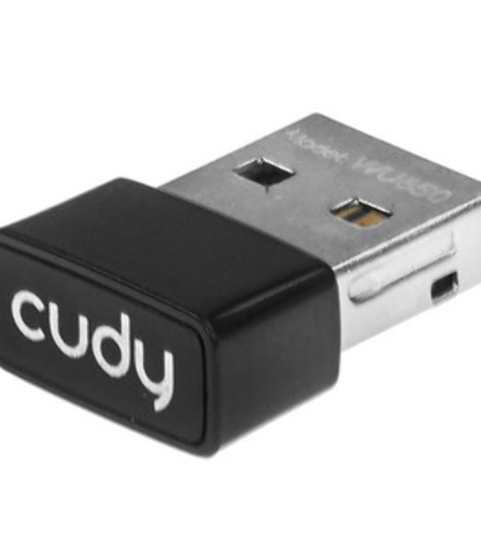 Сетевой адаптер Wi-Fi Cudy WU650 AC650 USB 2.0 (ант.внутр.) 1ант.