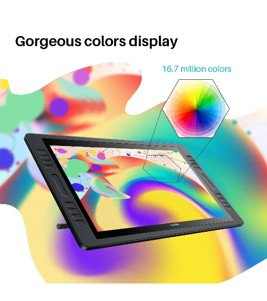 Графический монитор Huion Kamvas Pro 20 (2019), 19.5', 1920x1080, 8192 уровней, HDMI