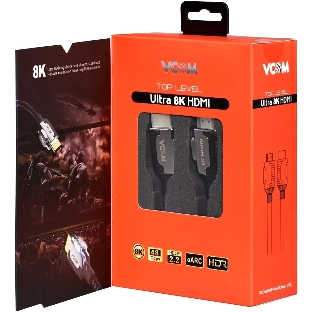 Кабель VCOM CG864-2M HDMI 19M/M,ver. 2.1, 8K@60 Hz 2m VCOM CG864-2M