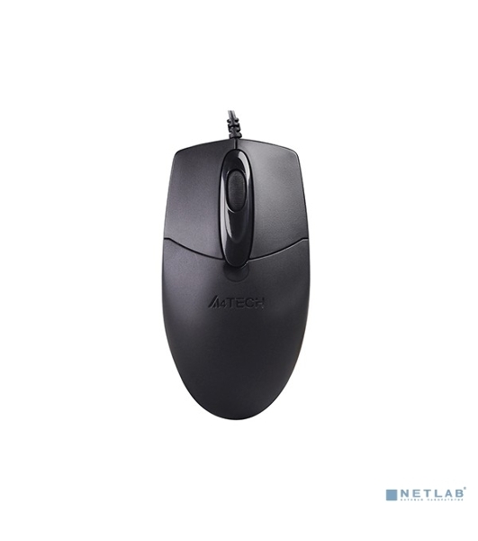 Мышь проводная A4Tech OP-720S черный, 1200 dpi, USB, кнопки - 3