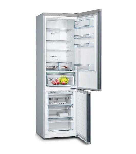 Холодильник Bosch KGN39LB30U черный двухкамерный 290/110л морозилка снизу, No Frost