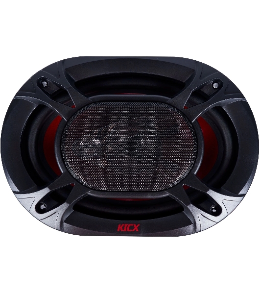 Колонки автомобильные Kicx SP 693 200Вт 92дБ 4Ом 16x23см (6x9дюйм) (ком.:2кол.) коаксиальные трехполосные