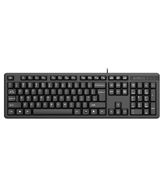Клавиатура проводная A4Tech KK-3, USB, черный
