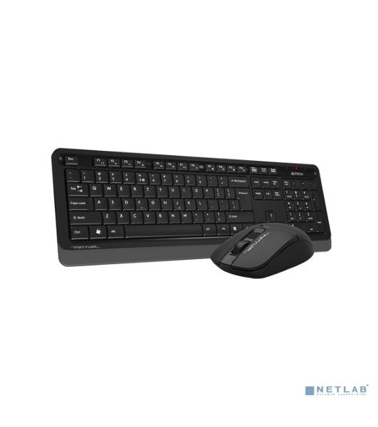 Комплект клавиатура+мышь A4Tech FStyler FG1012 беспроводной, USB, 1200 DPI, черный