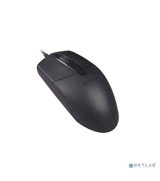 Мышь проводная A4Tech OP-720S черный, 1200 dpi, USB, кнопки - 3