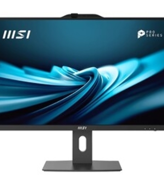 Моноблок MSI Pro AP272P 14M AiO 27' FHD(1920x1080)IPS AG Non-touch, Core i7-14700 (2.1GHz), 16Gb DDR5(2x8Gb), 512Gb SSD M.2, Intel UHD, WiFi, BT, camera, WirelessKB&mouse Eng/Rus,noOS,1y war-ty, черный (9S6-AF8321-800)