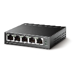 Коммутатор 5-Port 10/100Mbps Unmanaged Switch with 4-Port PoE, meta case, desktop mount, PoE budget 41W., фото2