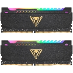 Оперативная память Patriot Viper Steel, DDR4, 64GB (2x32GB), 3600MHz, CL20, DIMM, с радиатором, RGB, черный, фото 1