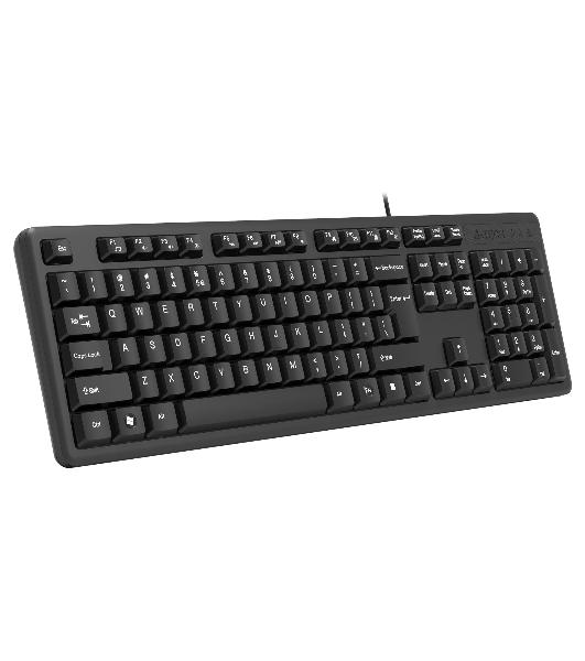 Клавиатура проводная A4Tech KK-3, USB, черный