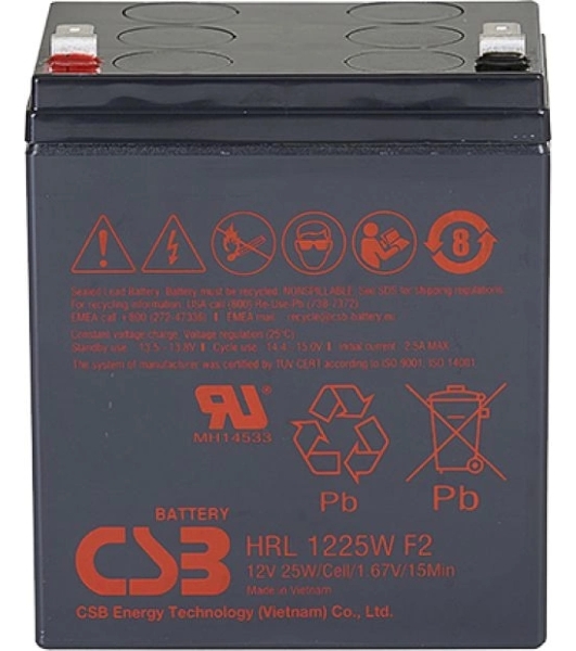 Батарея для ИБП CSB HRL 1225W (12V 6Ah) F2