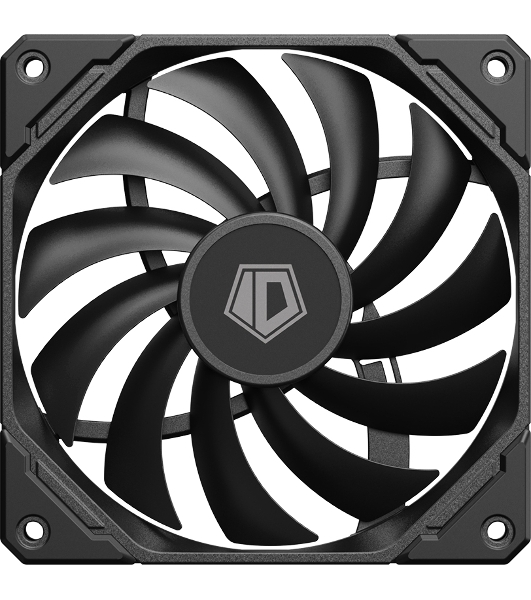 Вентилятор для корпуса ID-Cooling TF-12015-K черный, 120 мм, 2200 об/мин, 32.3 дБ, 4 pin