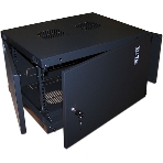 Шкаф настенный Lanmaster TWT-CBWNM-12U-6X6-BK 12U 600x600мм пер.дв.металл несъемные бок.пан. черный, фото2