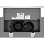 Вытяжка встраиваемая HOMSair FLAT 60 серебристый, 60 см, 520 куб. м/ч, 47 д, фото3