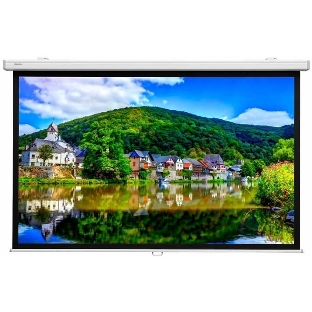 Настенный экран Lumien Master Picture CSR 196x244см (раб.область 146х234 см) (109') Matte White черная кайма по периметру, механизм плавного возврата, возможность потолочн./настенного крепления (белый корпус) 16:10