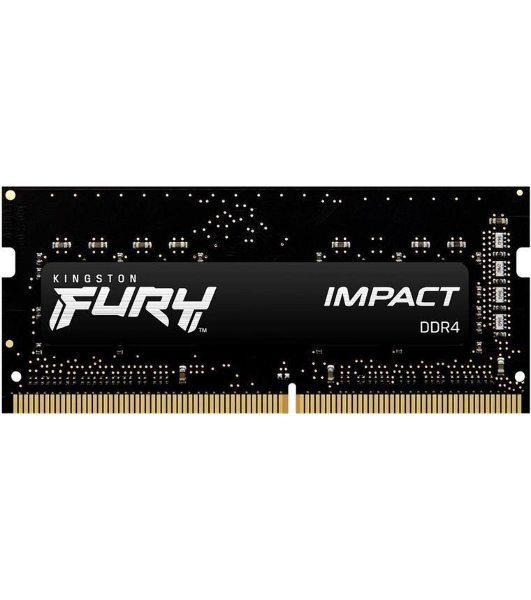 Оперативная память Kingston Fury Impact, DDR4, 8GB (1x8GB), 3200MHz, CL20, SO-DIMM