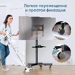 Стойка для телевизора ONKRON TS1137 черный 23'-60' макс.45кг напольный мобильный, фото3