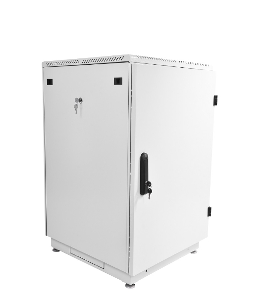 Шкаф телеком. напольный 18U (600x800) дверь металл (ШТК-М-18.6.8-3AAA) (2 коробки)