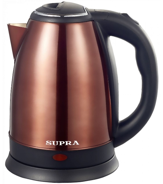 Электрочайник SUPRA KES-1845S медный, 1.8 л, 1500 Вт, скрытый нагревательный элемент