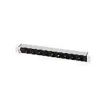 Блок розеток Rem-10 без шнура с инд., 9 Sсhuko, вход IEC 60320 C14, 10A, алюм., 19', фото5