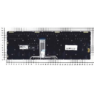 Клавиатура для ноутбука Lenovo Legion Y740-15 черная с подсветкой