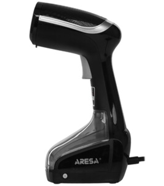 Отпариватель ARESA AR-2306 черный/серебристый, 1100 Вт, 25 г/мин, 200 мл
