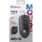 Мышь проводная Defender Trace MB-989 черный, 1000 dpi, USB, кнопки - 3, фото3