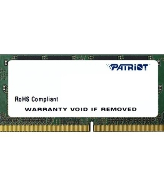 Оперативная память Patriot, DDR4, 8GB (1x8 GB), 2400 MHz, CL17, SO-DIMM