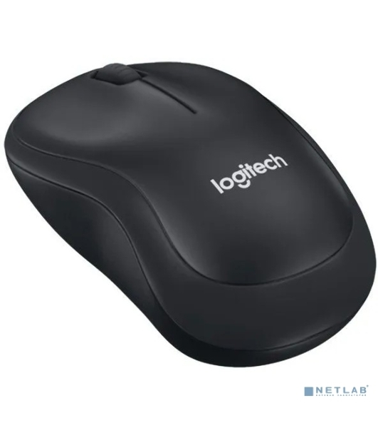 Мышь беспроводная Logitech B220 Silent черный, 1000 dpi, радиоканал, USB, кнопки - 3