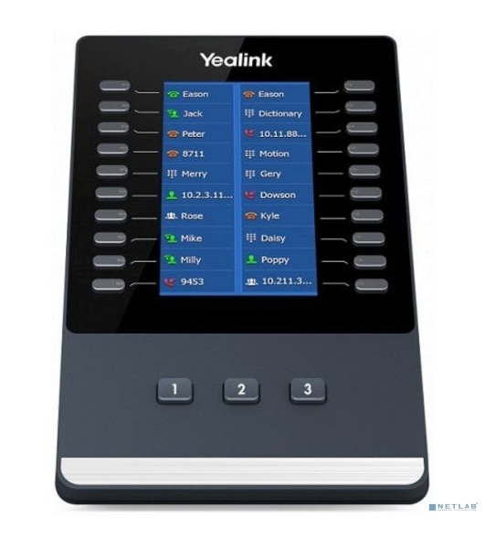 Модуль расширения YEALINK EXP43, цветной экран, для телефонов SIP-T43U, SIP-T46U, SIP-T48U, шт