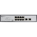 Коммутатор неуправляемый PoE ORIGO Unmanaged Switch 8x1000Base-T PoE, 2x1000Base-T, PoE Budget 120W, Long-range PoE up to 250m, 19' w/brackets, фото12