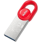Флешка USB Netac UM2 (NT03UM2N-064G-32RE), 64Gb, USB 3.0, R/W 130/50, серебристый/красный, фото14