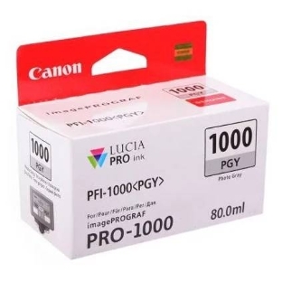 Картридж струйный Canon PFI-1000 PGY для IJ SFP PRO-1000 WFG. Фото серый. 80 мл.