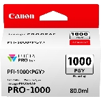 Картридж струйный Canon PFI-1000 PGY для IJ SFP PRO-1000 WFG. Фото серый. 80 мл., фото3