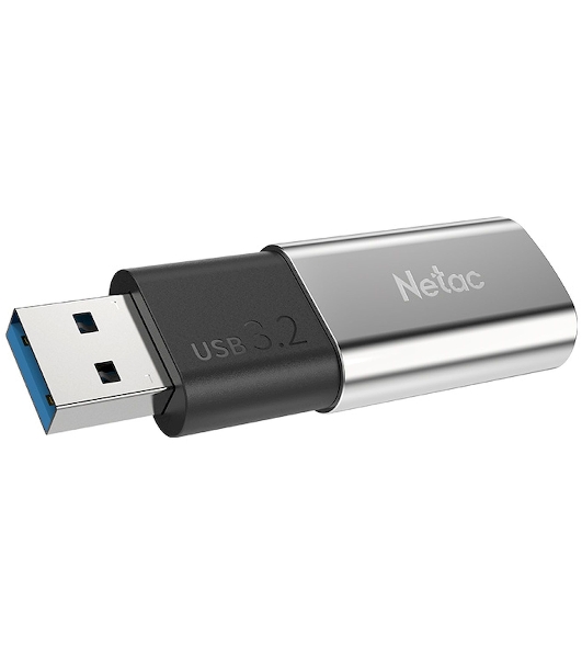 Флешка USB Netac US2 USB3.2 Solid State Flash Drive 256Gb,up to 530MB/450MB/s
