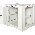 Шкаф коммутационный Lanmaster Pro (TWT-CBWPG-15U-6X4-GY) настенный 15U 600x450 мм пер. дв. стекл 60 кг серый 350 мм 768 мм IP20 металл, фото2