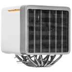 Кулер для процессора Ocypus Delta A62 EX WH Digital, 2x120мм ARGB FAN, Top Display Panel, 6 HEAT PIPES, 4-PIN PWM, 600-1800 RPM, 31DBA, HYDRO BEARING, LGA115X/1200/1700/18XX, AM4/AM5, фото13