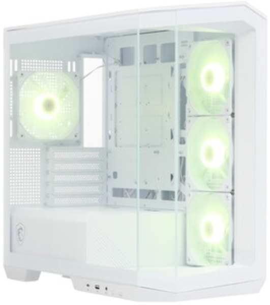 Компьютерный корпус MSI MAG Pano M100R PZ White , Micro-ATX, 1xUSB 3.2 Gen 1, 1xUSB 3.2 Gen2 Type-C, 4x120мм ARGB Fan, ARGB+PWM Control Board, TG, WHITE